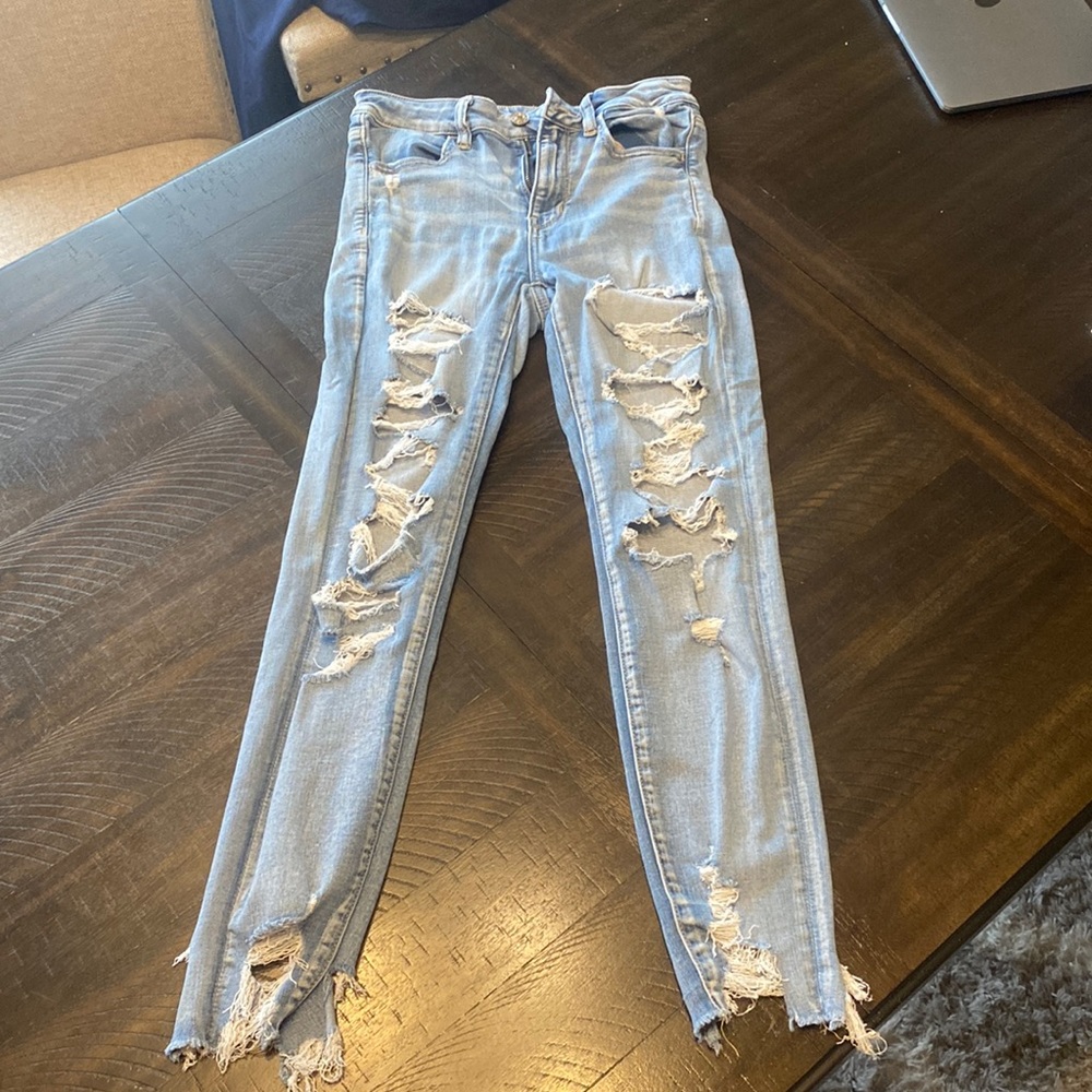 American Eagle Next Level Stretch Hi-Rise Jegging Jeans Womens Size 6